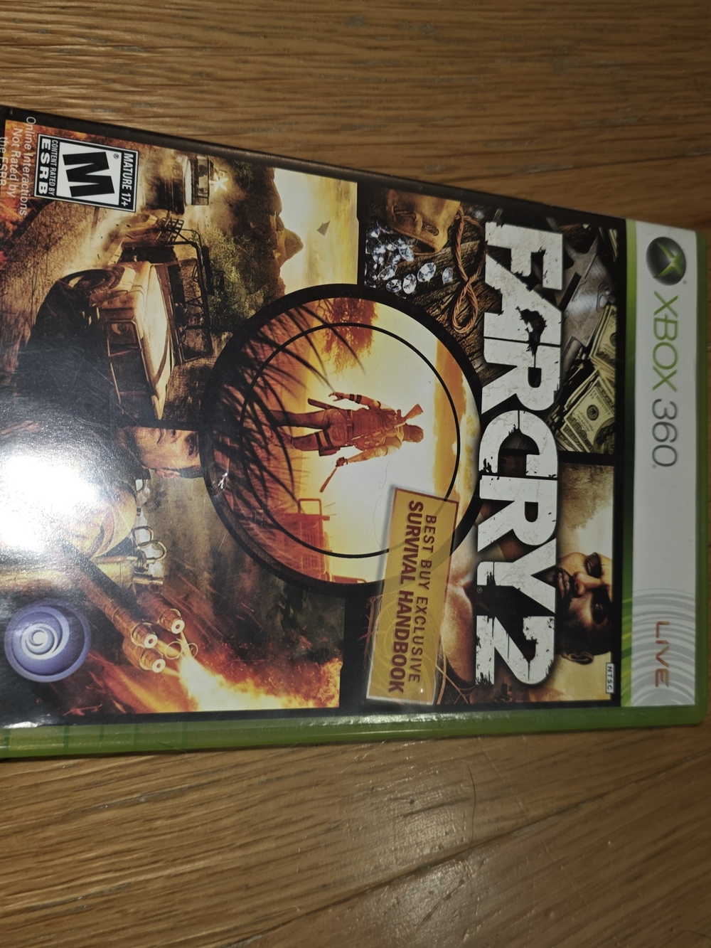 VINTAGE 2008 Xbox 360 Far Cry 2 Game & Manual Pre-Owned CIB